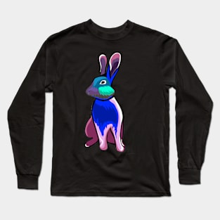 ABSTRACT RAINBOW RABBIT Long Sleeve T-Shirt